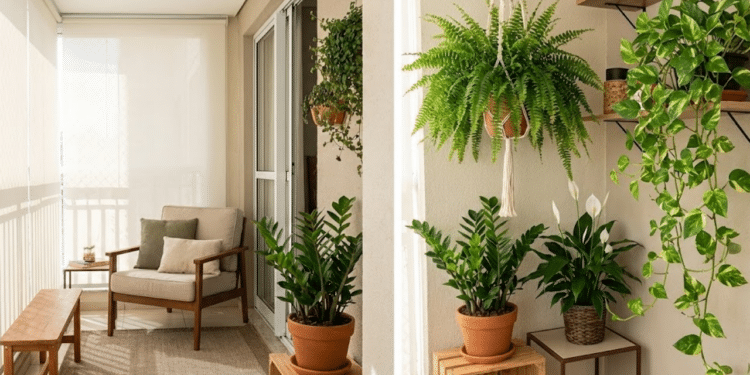 Quatro plantas adaptadas à meia-sombra são ideais para quem quer uma varanda verde sem complicação