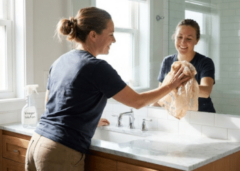 Técnica prática com sacola plástica se destaca por limpar vidros e espelhos sem deixar manchas indesejadas