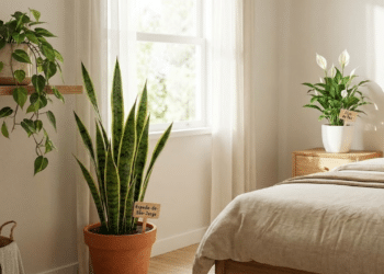 Decoração de quartos em 2026 aposta em três plantas que ajudam a refrescar o ambiente e criar clima mais leve