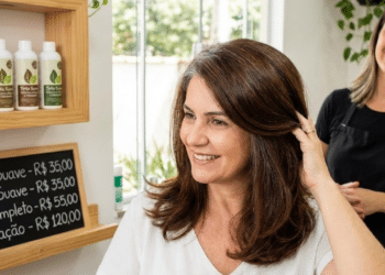 Lista com cinco tintas suaves ideais para cobrir cabelos brancos sem ressecar e valores atualizados