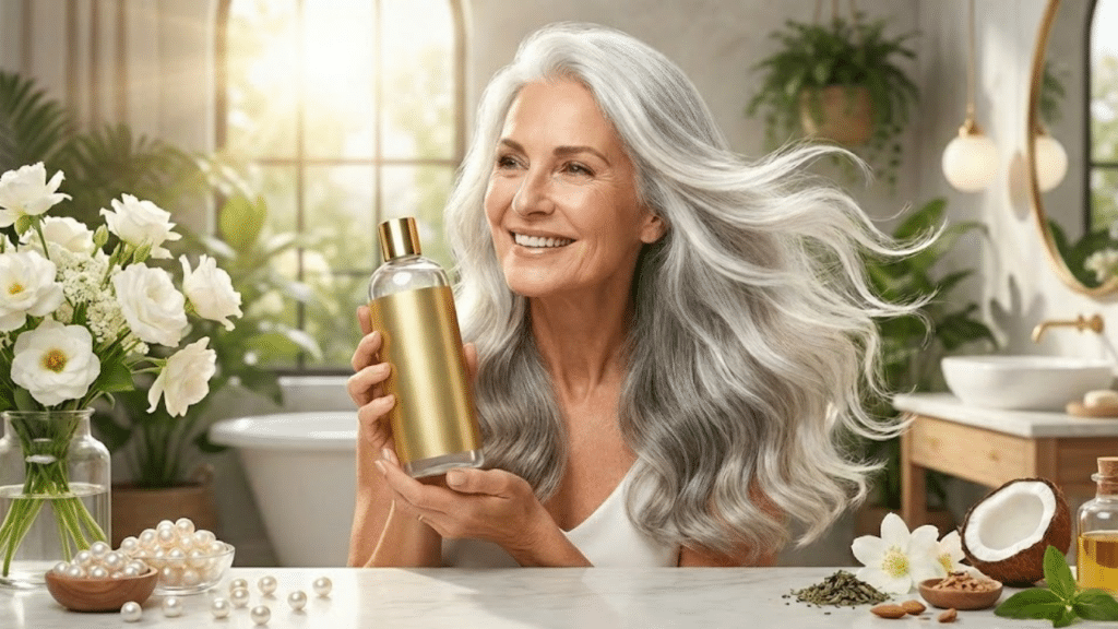 Veja oito shampoos com colágeno que fortalecem e trazem vitalidade aos cabelos grisalhos de forma perceptível