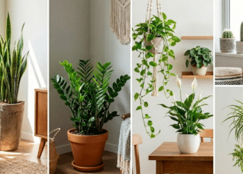 Seleção com sete plantas fáceis de cuidar mostra como valorizar a decoração sem rotina intensa de manutenção