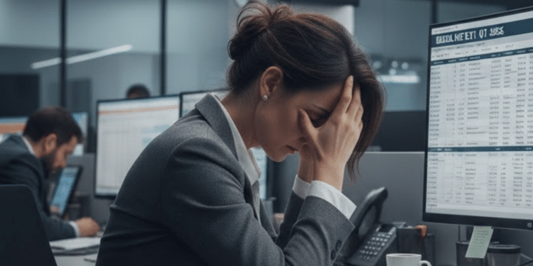 Bancária ganha R$ 80 mil na Justiça por esgotamento e metas abusivas