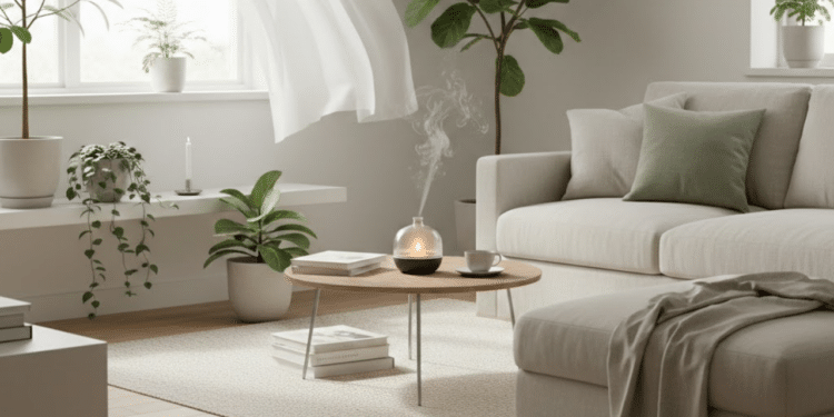 Use óleos essenciais e misturas caseiras para renovar o ar