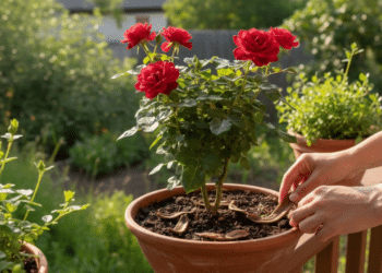 A receita caseira para roseiras com botões firmes e duradouros