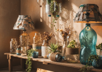 Como transformar potes de vidro e PET em itens de luxo