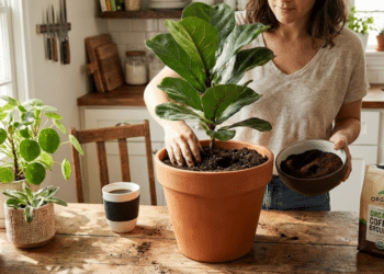 Jardineiros ensinam a fazer o ‘Chorume de Café’ que substitui adubos químicos e não atrai formigas