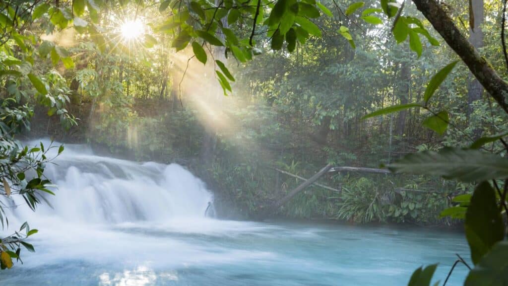 O paraíso brasileiro onde a areia dourada e águas cristalinas se encontram em um mesmo cenário