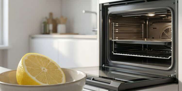 Usar meio limão no forno solta a gordura, elimina o cheiro forte e ainda economiza na limpeza