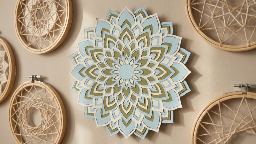 Adeus parede branca e sem graça: essa mandala artesanal é barata, fácil de fazer e tendência forte na decoração em 2026
