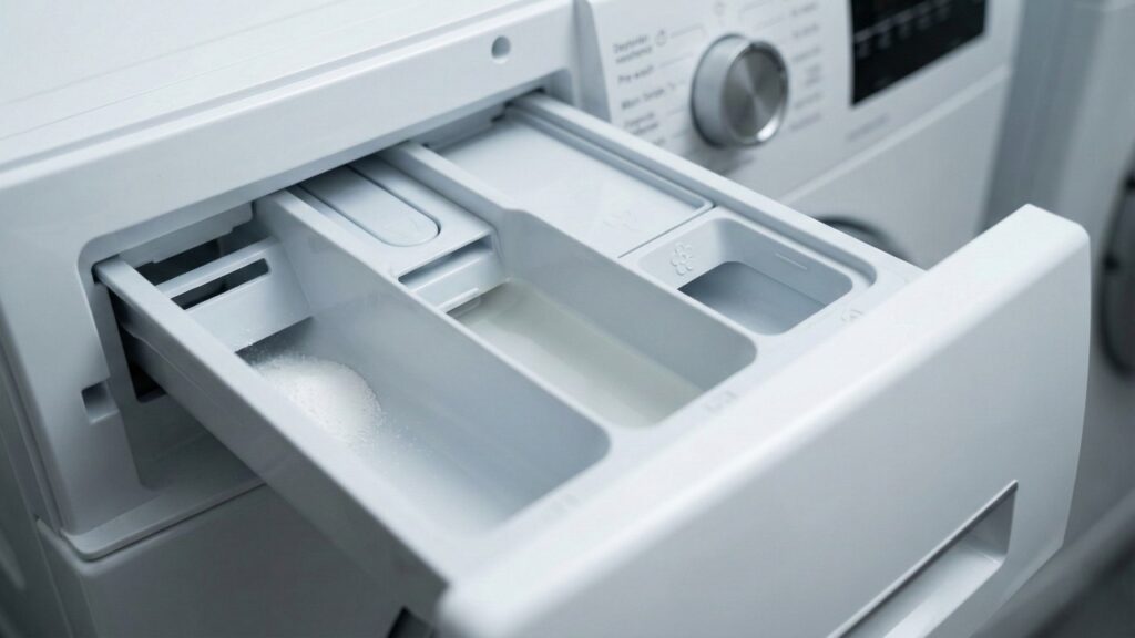 Muita gente erra na hora de usar a gaveta da lavadora e acaba desperdiçando sabão ou deixando cheiro ruim nas roupas