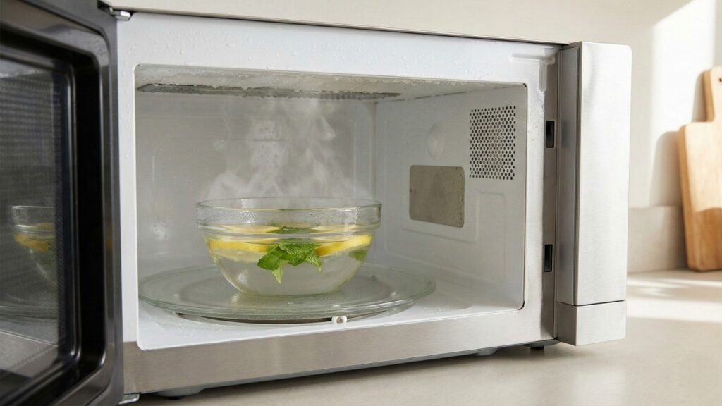 Técnicas naturais para limpar o micro-ondas e evitar odores usando só o que você tem em casa