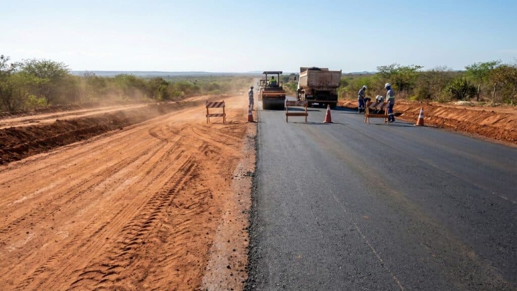 Obras em 7 regiões da Bahia vão beneficiar mais de 78 mil pessoas com novos acessos e rodovias asfaltadas