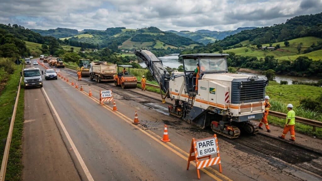 ERS-129 passa por reconstrução de R$ 55,9 milhões para recuperar mobilidade e logística no Vale do Taquari