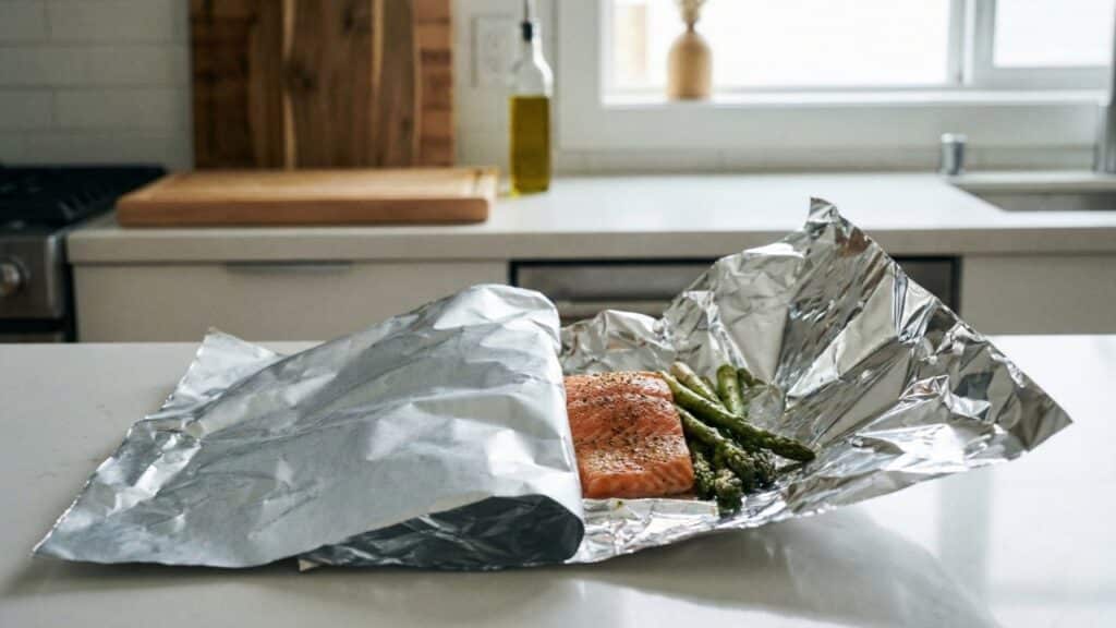 Afinal, qual é o lado certo do papel-alumínio? A resposta surpreende e muda o jeito de usar no forno e na geladeira
