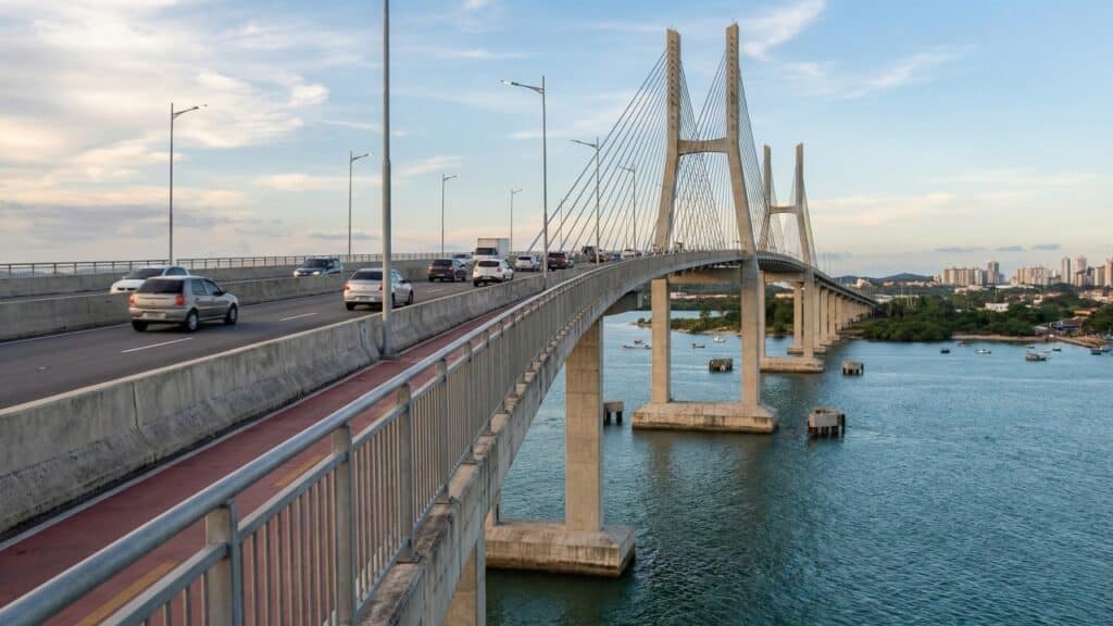 Nova ponte no litoral do Paraná tem R$ 400 milhões em obras e muda o acesso entre cidades