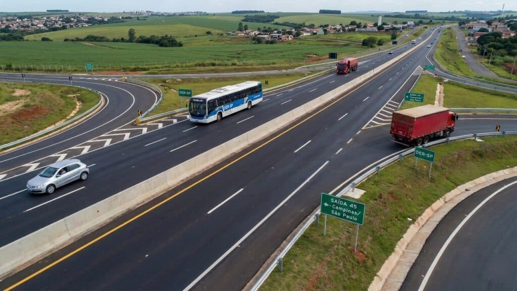 São Paulo investe mais de R$ 1,2 bilhão em estradas e moderniza 20 mil km com foco em segurança e logística
