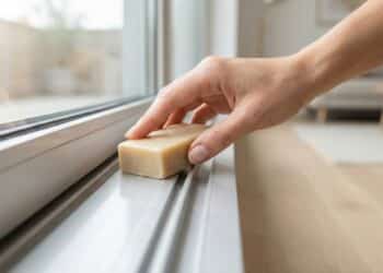 Nem óleo, nem graxa: o truque com sabão nas janelas que resolve o atrito e ainda ajuda a afastar mosquitos