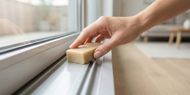 Nem óleo, nem graxa: o truque com sabão nas janelas que resolve o atrito e ainda ajuda a afastar mosquitos