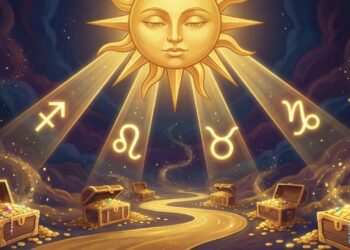 Sol em trânsito ilumina decisões e traz sorte no dinheiro para 4 signos ao longo desta semana