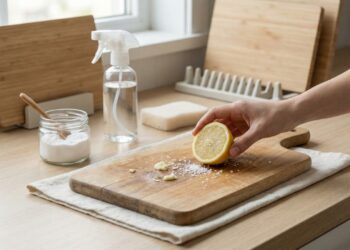Cheiro de alho na tábua de madeira? Veja truques simples para limpar e manter a madeira conservada
