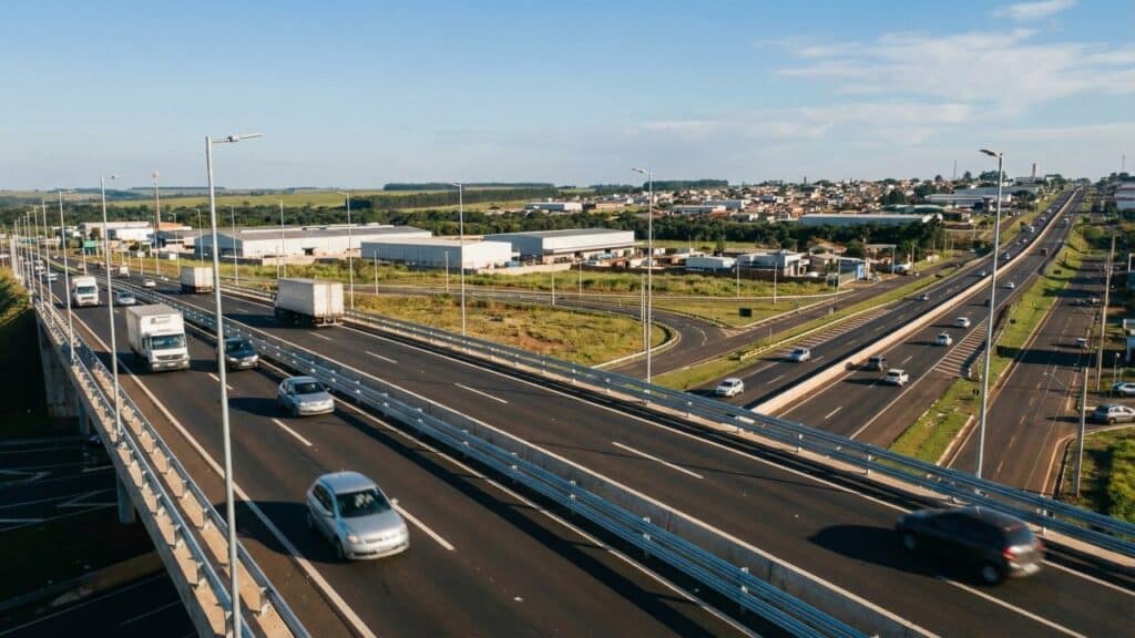 Investimento de R$ 26 milhões transforma a PR-444 com viadutos e trincheira para pedestres