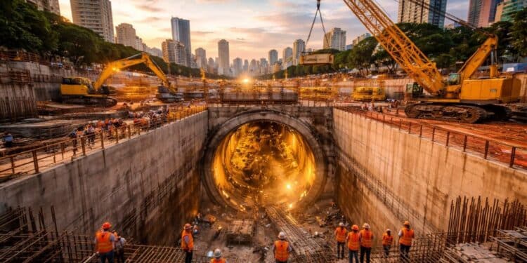 Um dos maiores projetos de infraestrutura de São Paulo vai começar em 2026 com 3,3 km de túneis subterrâneos e R$ 3,27 bilhões em investimentos