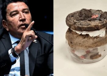 Magno Malta afirma ter encontrado 'objeto de feitiçaria' no jardim do seu gabinete