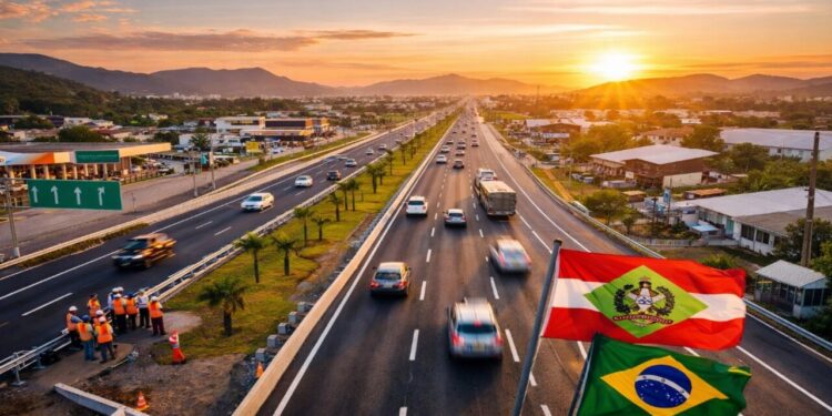 Triplicação de R$ 44 milhões da rodovia SC-445 é entregue pelo governo de SC e um dos corredores mais movimentados do Sul terá fluxo acelerado
