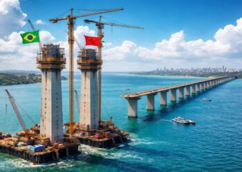 Megaobra de R$ 11 bilhões é anunciada por Brasil e China para construção de uma das maiores pontes do mundo no Nordeste