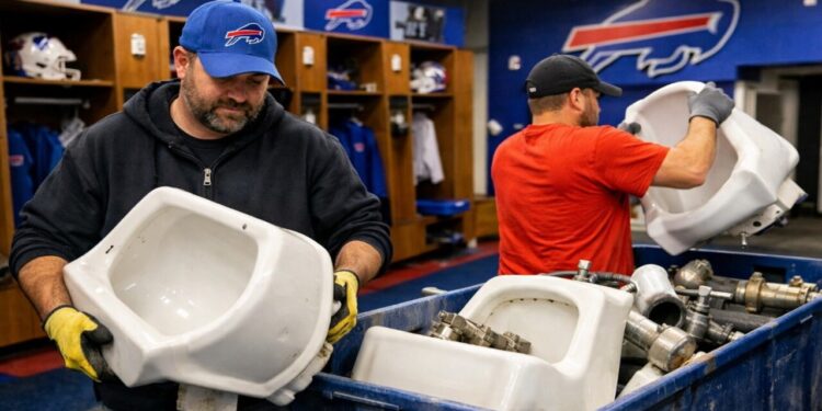 Desmonte do estádio do Buffalo Bills inclui venda de itens inusitados como mictórios e clube prepara megaprojeto de R$ 10,3 bilhões com capacidade para 67 mil torcedores