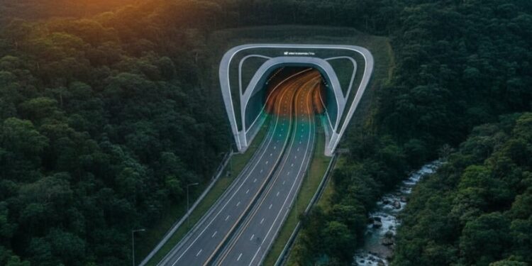 Maior túnel do Sul do Brasil de 6,2 km na Serra do Mar tem investimento de R$ 8 bilhões e entrega prevista para 2031
