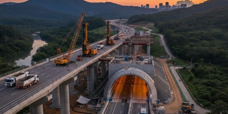 Megaobra do Rodoanel Norte avança para fase final com túnel de 1.070 metros e investimento de R$ 3,4 bilhões que promete melhorar a mobilidade da região
