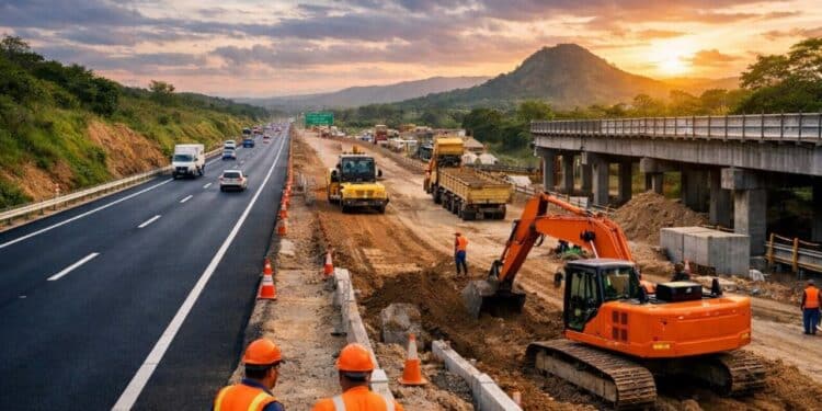 Obras de duplicação de 24 km da BR-222 entram em fase de conclusão com investimento de R$ 283 milhões para ampliar a capacidade de tráfego e aumentar a segurança da rodovia do Ceará
