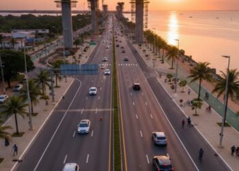 Aracaju libera faixa da Beira Mar com obras da ponte Godofredo Diniz avançando rapidamente para melhorar a qualidade de vida e mobilidade da região