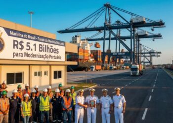 Megainvestimento de R$ 5,1 bilhões aprovado pelo Fundo da Marinha Mercante para modernizar portos deve gerar 5.346 empregos diretos e fortalecer a logística nacional