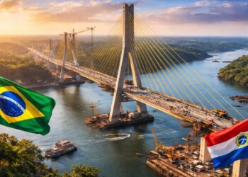 Construção de ponte entre Brasil e Paraguai