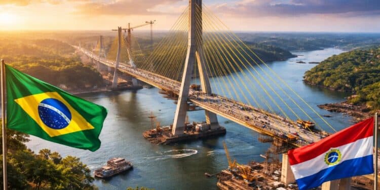 Construção de ponte entre Brasil e Paraguai