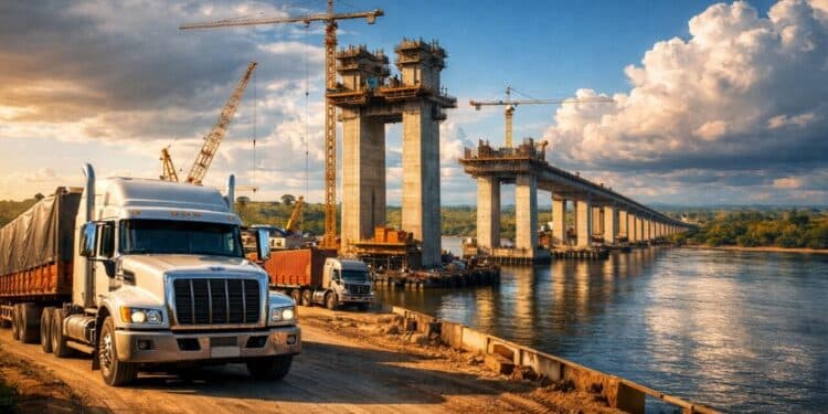 Brasil está construindo ponte gigante de mais de R$ 500 milhões que vai ligar o país a um vizinho da América do Sul e melhorar o transporte de cargas na região