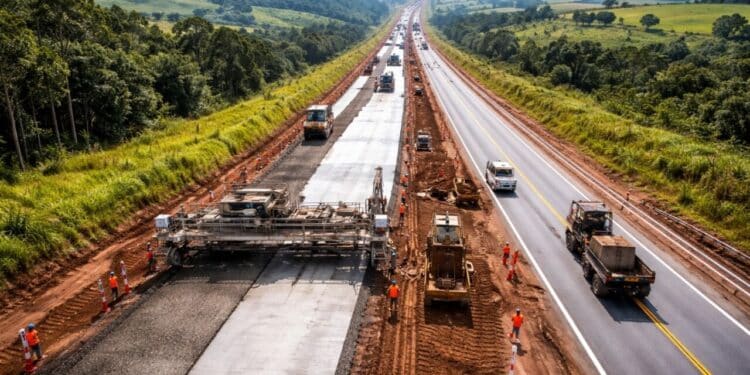 Megaobra de restauração da rodovia entre Ponta Grossa e Palmeira chega a 33,5% e promete melhorar o tráfego na região com investimento de R$ 257,2 milhões