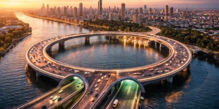 Megaprojeto de R$ 261,1 bilhões com túnel e ponte em formato de anel promete cortar em até 50% o tempo de viagem na zona norte de grande cidade da América do Sul