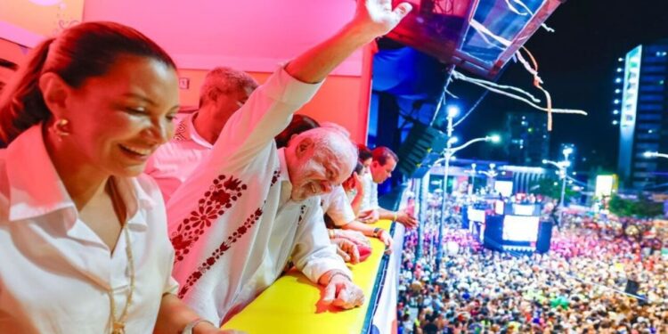Lula e Janja no Carnaval 2026 - Foto: @ricardostuckert/Reprodução