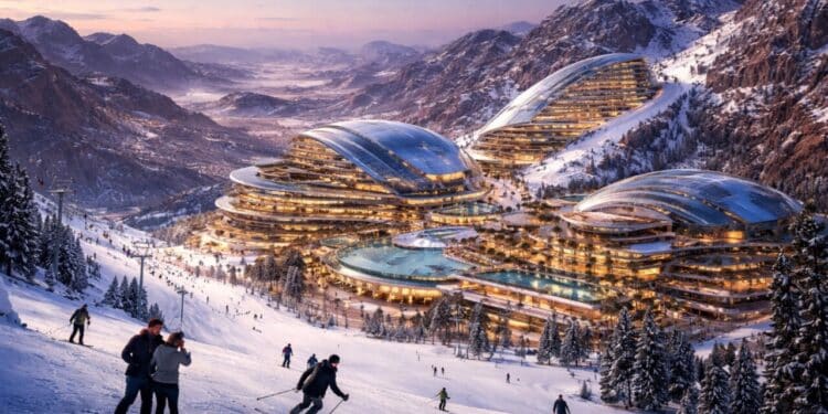 Megaprojeto de R$ 2,6 bilhões da Arábia Saudita promete neve o ano inteiro em pleno deserto com construção de novo resort de esqui