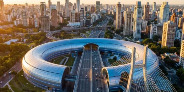 Projeto gigantesco em formato de anel terá túnel e ponte que devem reduzir em 50% o tempo de viagem no trânsito de grande cidade da América do Sul