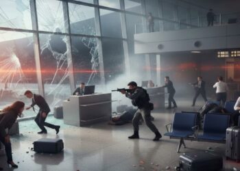 Passageiros e funcionários vivem momentos de terror após ataque a tiros em aeroporto