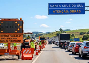DNIT anuncia bloqueio parcial na BR-471 em Santa Cruz do Sul e alerta motoristas para garantir a segurança de todos os usuários da rodovia