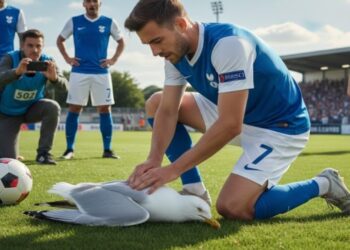 Gaivota é salva por jogador que faz massagem cardíaca e cena viraliza nas redes