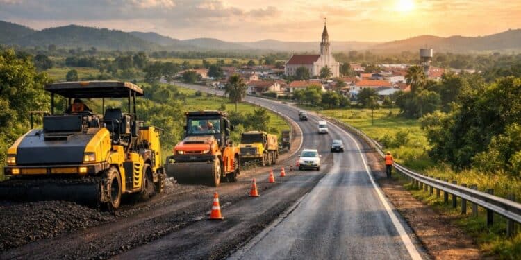 Obras de recuperação asfáltica transformam 35 km da rodovia RO-463, melhorando a mobilidade e segurança para município estratégico