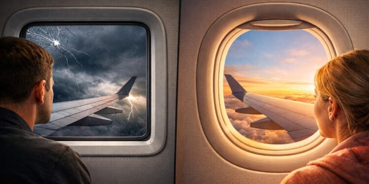 Pouca gente sabe mas esse é o motivo pelo qual as janelas dos aviões são redondas e nunca quadradas