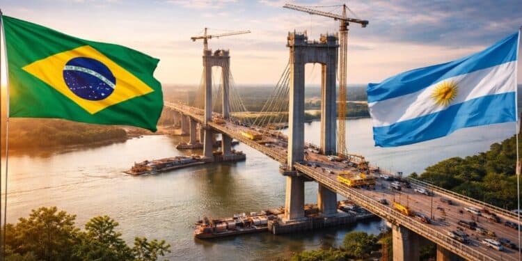 Nova ponte entre Brasil e Argentina vai sair do papel com investimento de R$ 214,7 milhões e promete melhorar o fluxo de exportações e importações pela região do RS